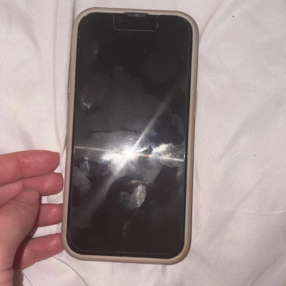Apple iphone featuring